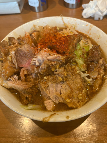 「ラーメン並(300g→250g)、アブラ」@ラーメン 池田屋 高田馬場店の写真