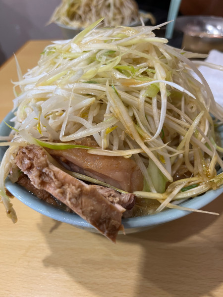 「小ラーメンアブラネギ」@ラーメン二郎 八王子野猿街道店2の写真