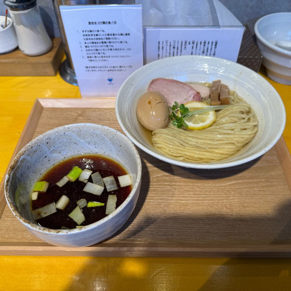 「味玉昆布水つけ麺醤油」@BABA NOODLE HOUSEの写真