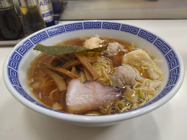 「ワンタン麺（ミックス）」@支那そば いしはらの写真
