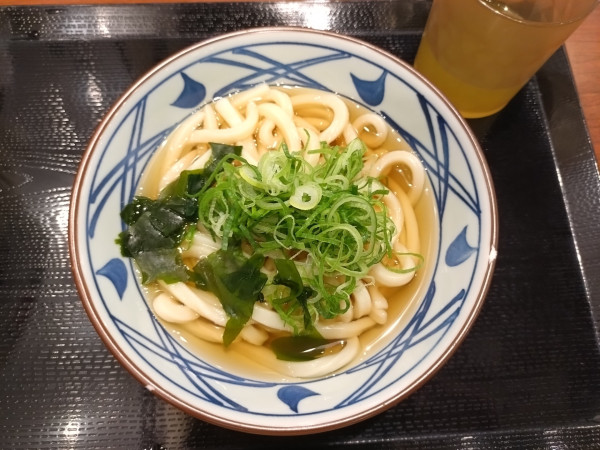 「かけうどん420円」@丸亀製麺 横浜栄店の写真