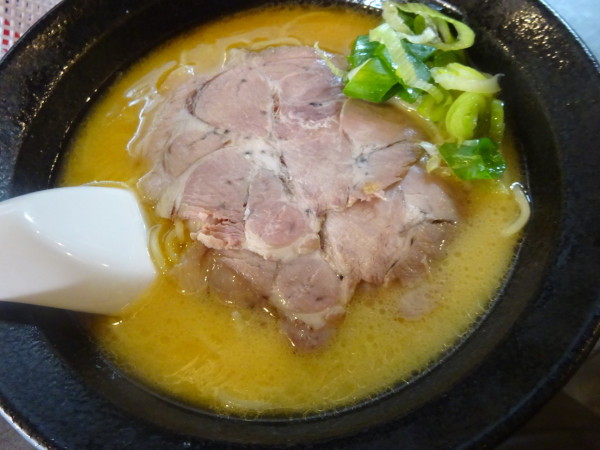 「かに×豚骨×細麺＋和え玉（エビ×平打ち麺）　1,300円」@ムメヰの写真