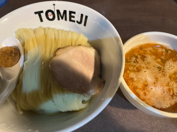 「増毛産甘海老のつけ麺（大）：1200円」@カタカナ トメジの写真