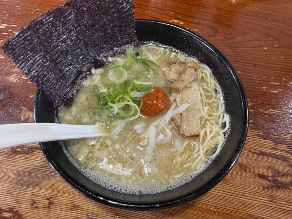 「半ラーメン こってり　510円」@天風堂 筑後本店の写真