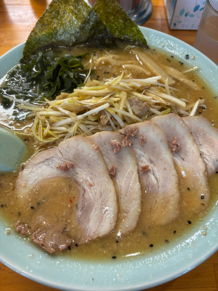 「ねぎ味噌チャーシュー中盛 1,400円」@ラーメンショップ 足利50号店の写真