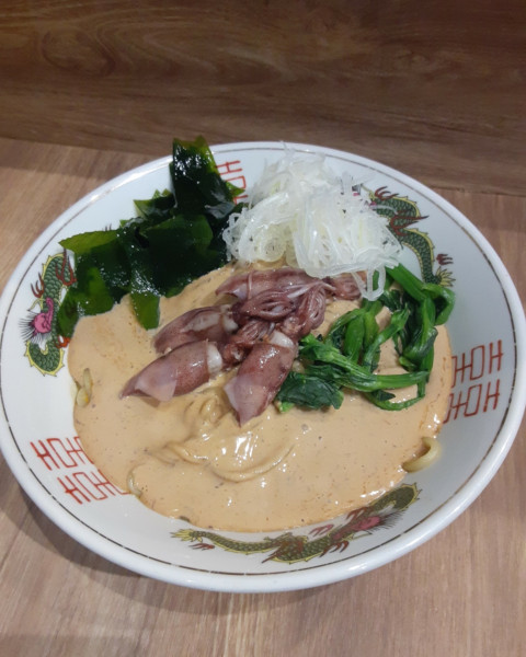 「【限定】富山産蛍烏賊のまぜそば」@麺庵 利休の写真