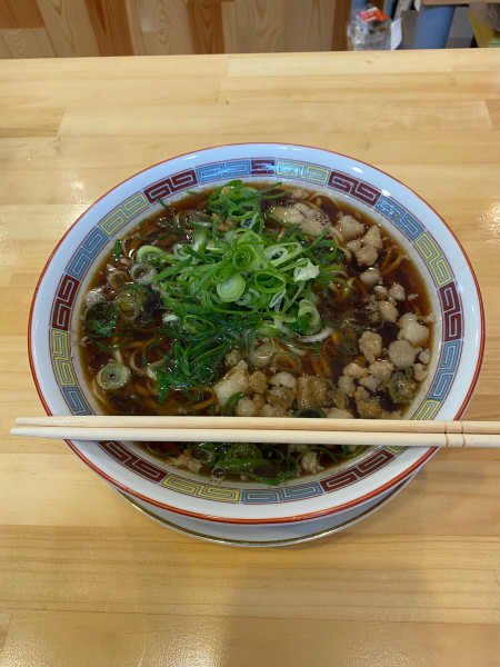 「素そば大盛」@中華そば つぼ万の写真