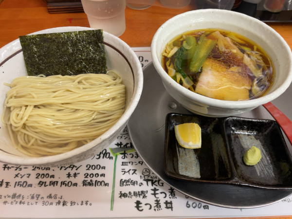 「貝出汁の昆布水つけ麺醤油1240円」@栃木中華そば 神志の写真