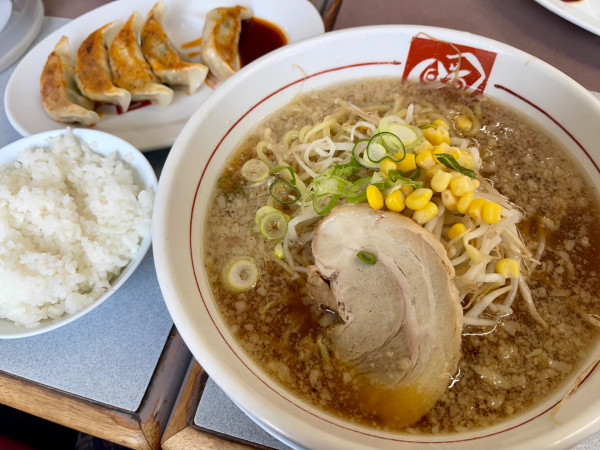 「にんにく醤油ラーメン」@ラーメン ばんだい 嵐山店の写真