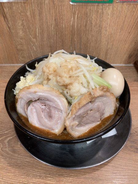 「味噌ラーメン＋豚玉　1140円」@ジャンクガレッジ 志木南口店の写真