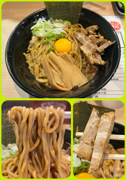 「上自家製煮干し油そば¥1000」@東京油そば商店の写真