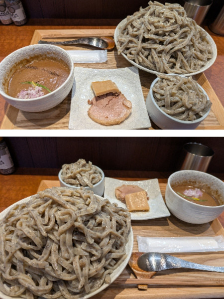 「御影つけ麺中盛り➕麺増し➕麺増し➕麺増し➕麺増し」@手打式特級多加水 御影麺 鏑矢の写真