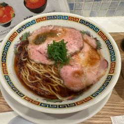 牡蠣干し黒醤油らぁ麺