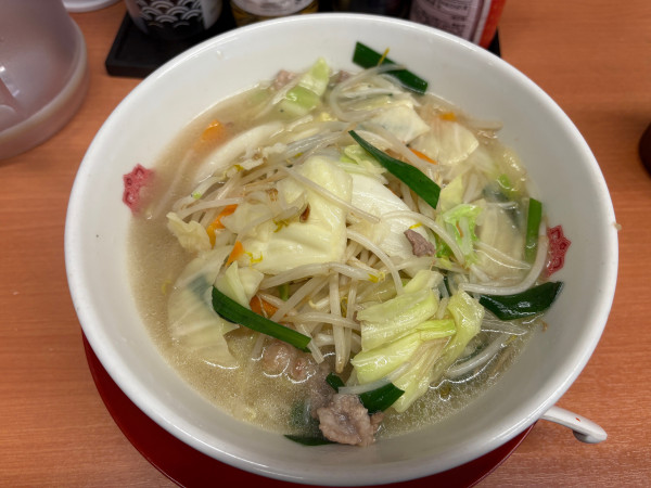 「野菜たっぷりタンメン　620円」@日高屋 浦和東口店の写真