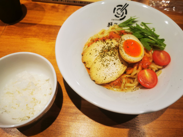 「トマト混ぜそば」@麺屋 十色の写真