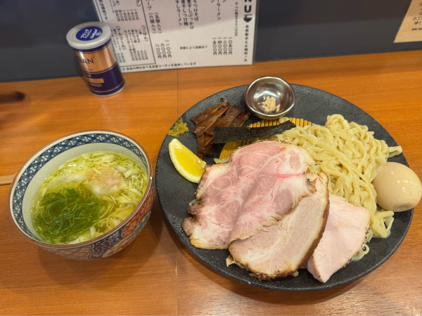「淡麗特製つけ麺（塩）」@自家製手もみ麺 鈴ノ木の写真