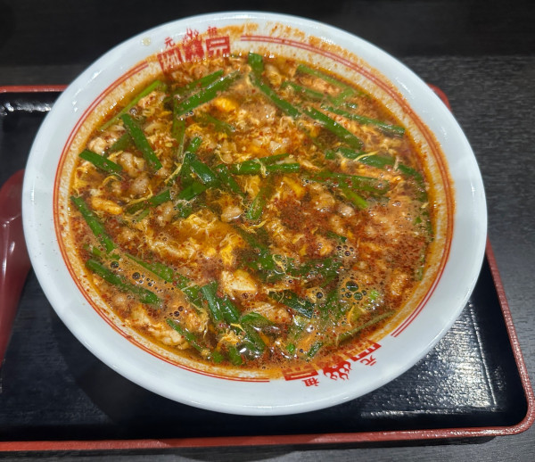 「元祖辛麺　3辛　こんにゃく麺」@辛麺屋 桝元 ラゾーナ川崎プラザ店の写真