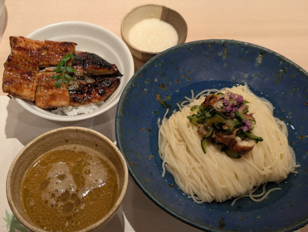 「七周年記念「鰻昇」-うなぎのぼり-」@麦と麺助 新梅田中津店の写真