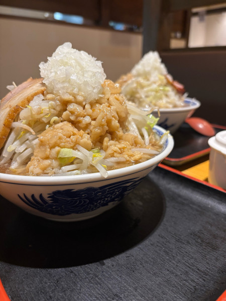 「角フジ　ライト　脂多め」@つくば麺屋こうじの写真