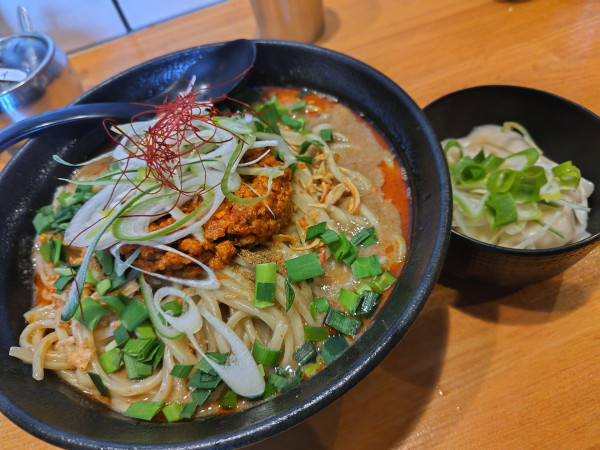 「坦々まぜそば大盛り920円追い飯付き」@つけめん・まぜそば むじゃきの写真