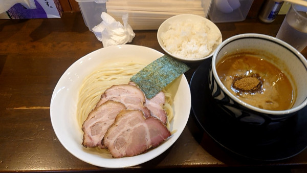 「鳥豚魚介つけめん」@ラーメン ますだやの写真