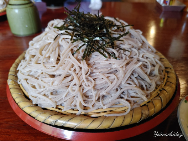 「ざるそば（650円）」@手打ち蕎麦 くるまやの写真