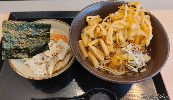 「朝セット（焼鯖炙りたらこごはん）（530円）」@ゆで太郎 北本深井店の写真