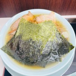 海苔中華そば＋ライス中(無料)
