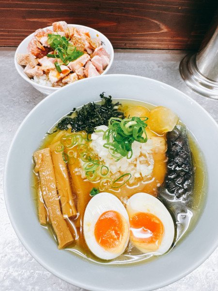 「冷製ウルメ・アジ煮干し塩」@麺や 睡蓮の写真