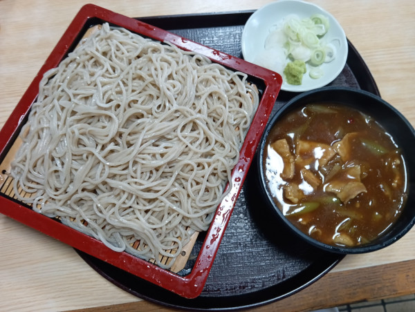 「つけめん〈カレー南蛮〉(¥900)」@そば手打ちうどん 松月庵の写真