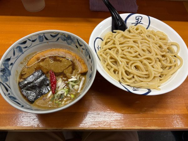 「カレーつけ麺」@自家製麺 福は内の写真