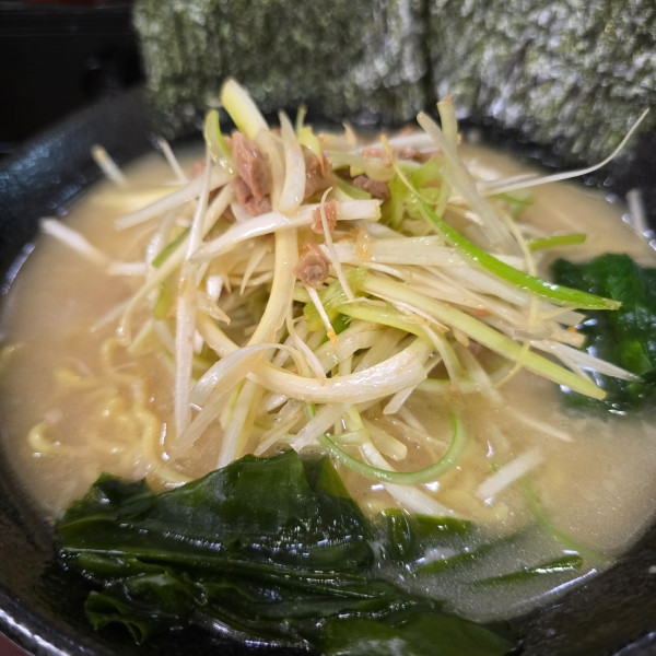 「ネギラーメン ネギ(別皿)」@まーちゃんらぁめんの写真