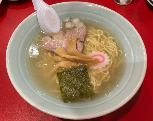 「塩ラーメン＋ビール他」@俵屋飯店の写真