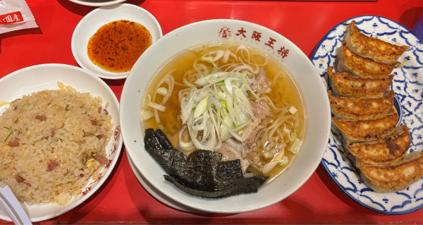 「王将セット　1390円」@大阪王将 ビーンズ赤羽店の写真