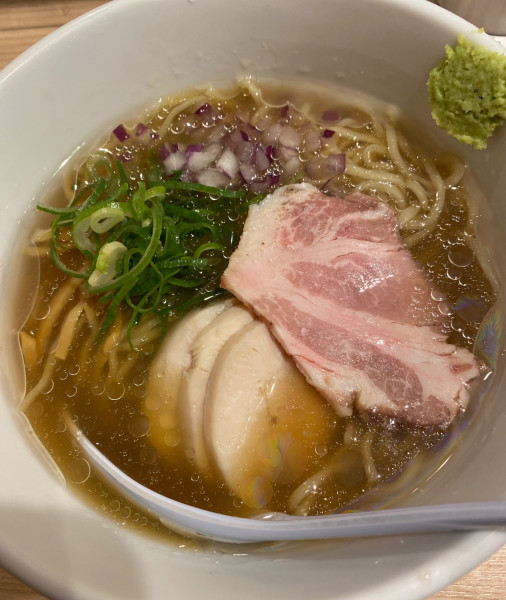 「【限定】冷やし蛤麺　１１００円」@中華そば みかわの写真