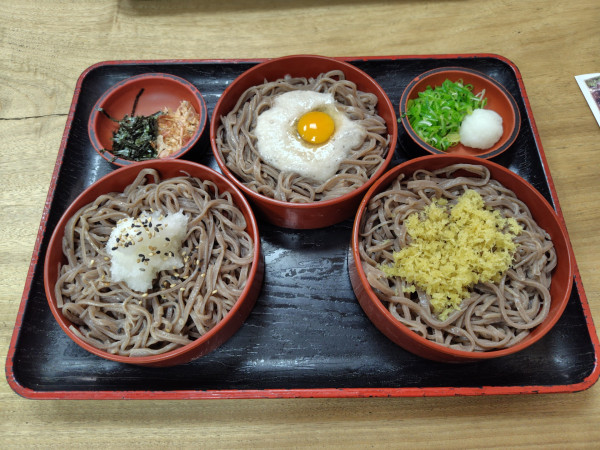 「お好みわりご1100円」@吾妻そばの写真