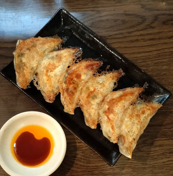 「ギョーザ(並) 450円」@麺屋 極豚の写真