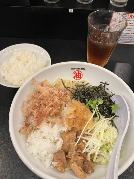 「和風油そば」@油そば研究所 ABULab 大和プロス店の写真