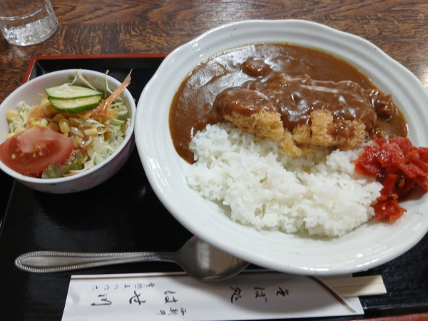 「カツカレーライス 1250円」@蕎麦処 はせ川 西新井大師 本店の写真