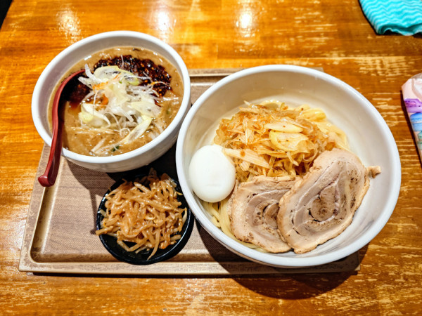 「辛味噌つけめん+辛ネギ」@らーめん 蓮の写真