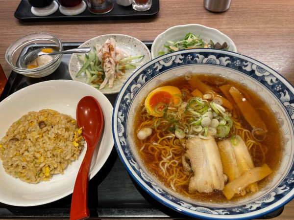 「らーめんランチ　￥８３６」@中華 はせ川 金山店の写真