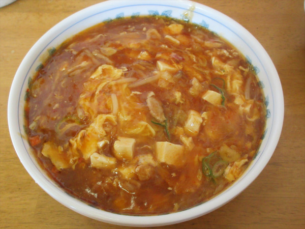 「麻婆ラーメン（700円）」@本場中華料理 長楽の写真