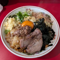 ラーメン(豚1枚)(汁なし)(全部)