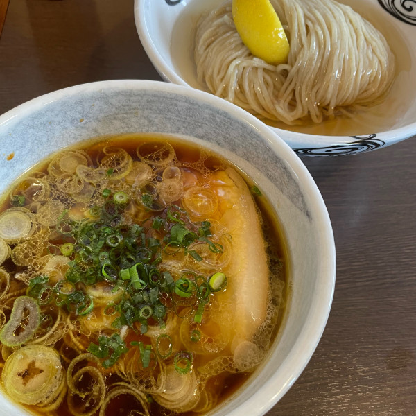 「政宗昆布水つけ麺（醤油）1,100円」@つけ麺 弥七の写真