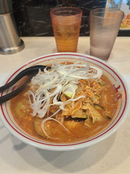 「五目酢卵麺(辛4倍)」@蒙古タンメン 中本 大宮店の写真