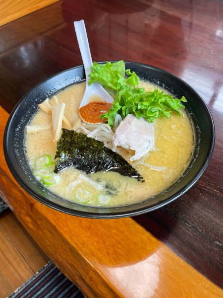 「角田辛みそアホえんラーメン　1080円」@やなぎ茶屋の写真
