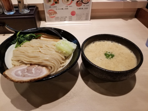 「つけ麺大盛・醤油・味濃いめ」@鶏白湯らーめん 叶の写真