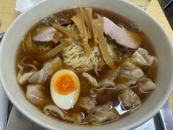 「チャーシューワンタン麺大盛」@一ノ割大勝軒の写真