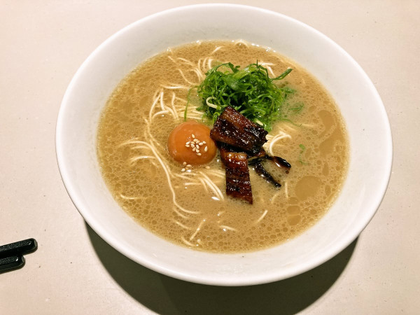 山田のうな骨ラーメン 小うなぎ飯セット（2,800円）