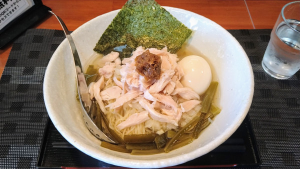 「【限定】柚子と生姜の塩ラーメン+三種盛」@がんこラーメン 華漸 -KAZEN-の写真